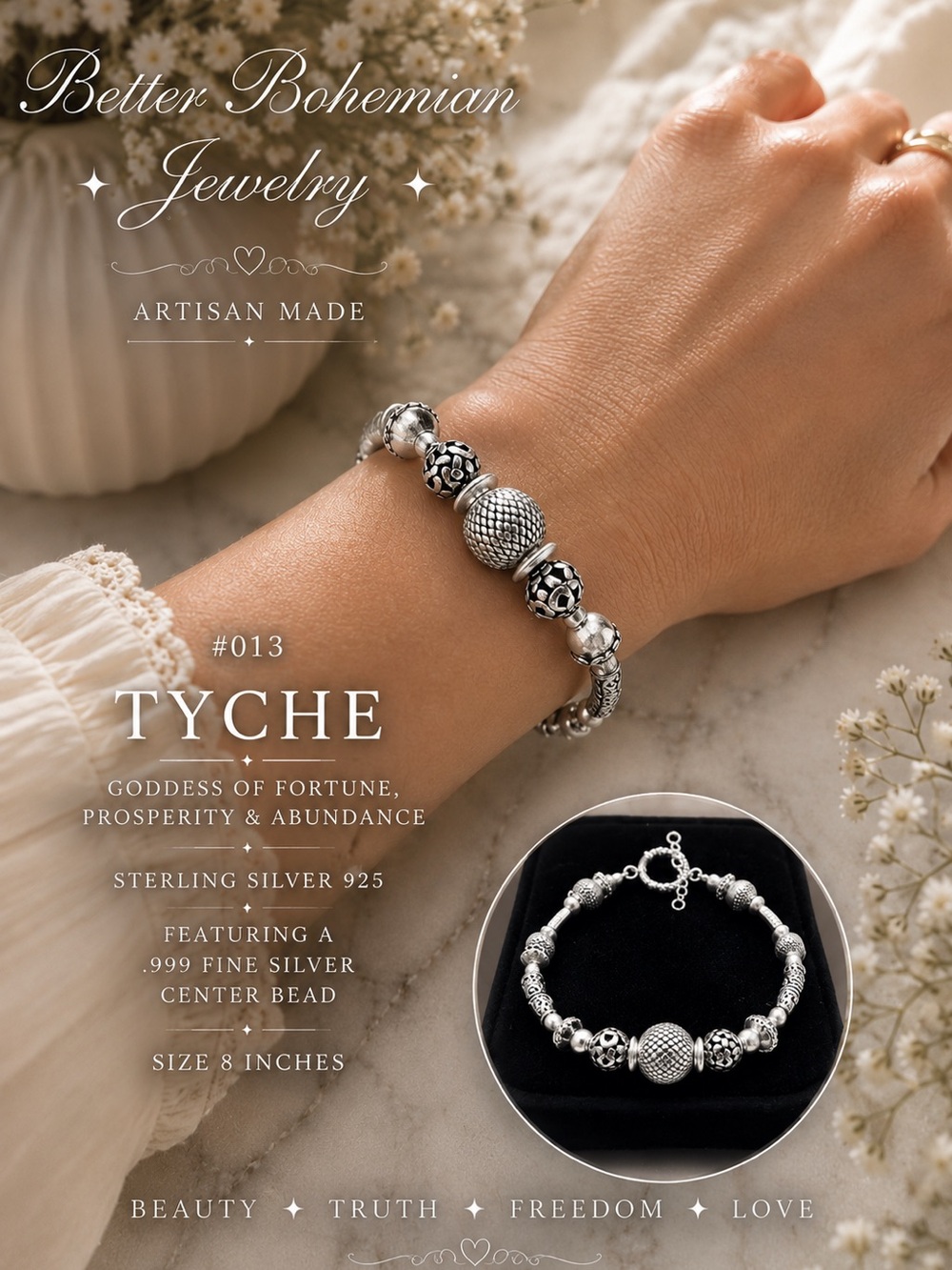TYCHE#013 ARTISAN MADE SUBSTANTIAL BRACELET